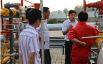 热烈祝贺成武县潜能燃气有限公司圆满接通管道气